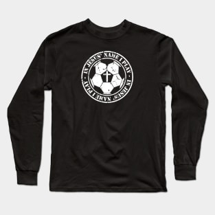 Soccer In Jesus Name I Play Christian Faith Cross Soccer Player Long Sleeve T-Shirt